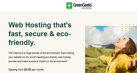 GreenGeeks top web hosting provider