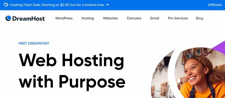 DreamHost ideal web hosting solutions
