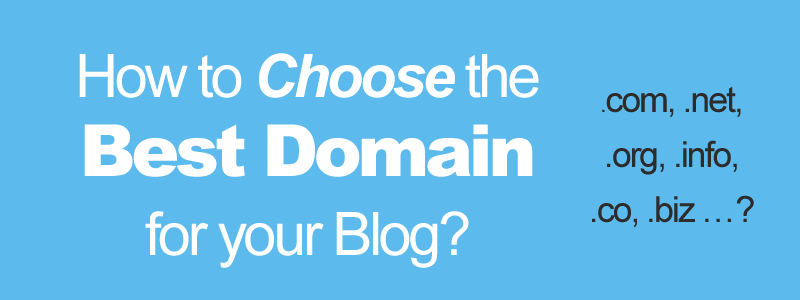 start a blog buy domain name
