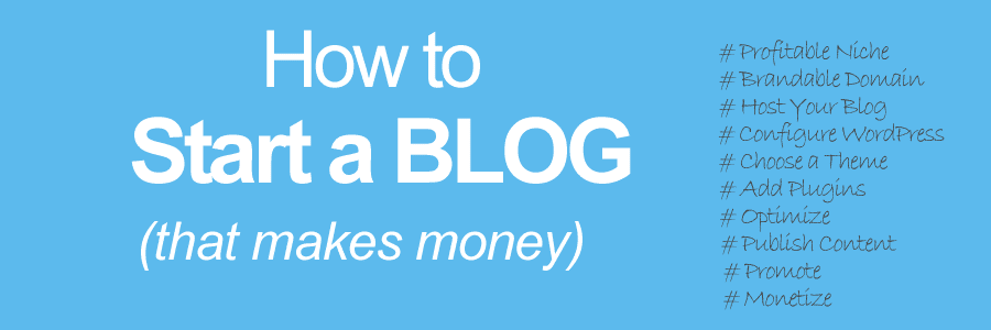 start a blog-make money